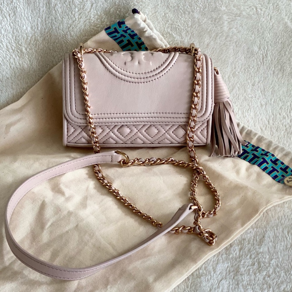 Tory Burch Cream Crossbody Bag